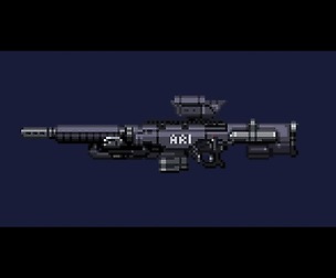 2D pixel weapon generator with PNG export