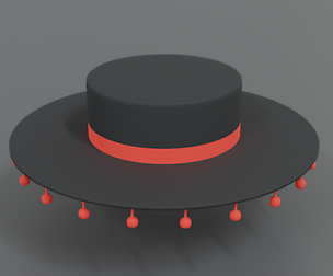 Cartoon Spanish Hat