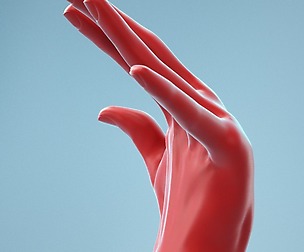 Bent Back Realistic Hand