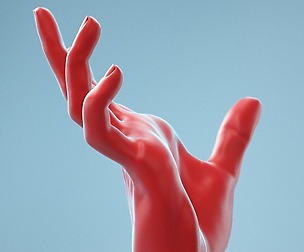 Clawing Horror Realistic Hand