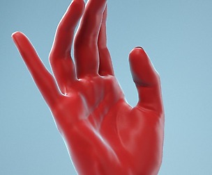 Elegant Relaxed Realistic Hand