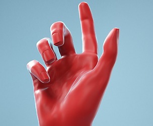 Index Out Realistic Hand