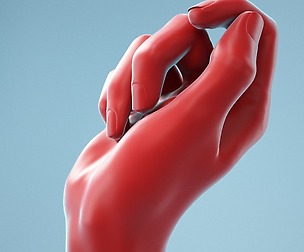 Relaxed Fist Realistic Hand