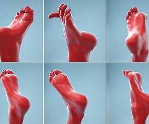 7 Realistic Female Feet