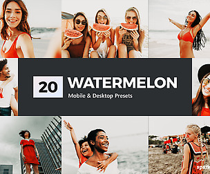 20 Watermelon Lightroom Presets and LUTs