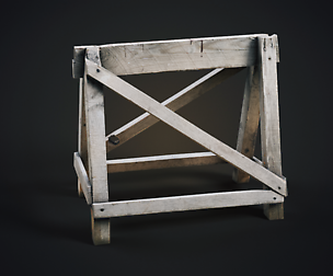 Wood baricade