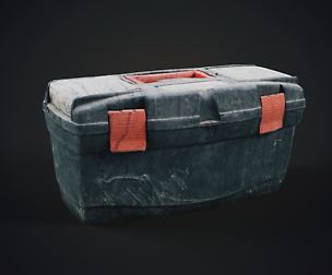 Plastic tool box