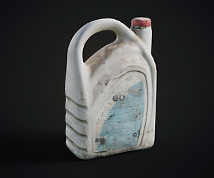 Car oil bottle