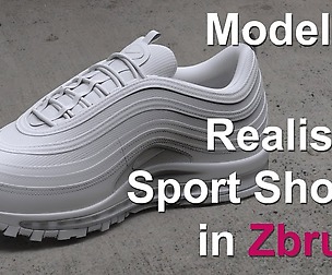 Modeling A Realistic Sport Shoes In Zbrush