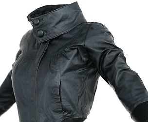 Vintage Jacket Black Shiny