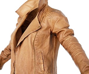 Vintage Jacket Dark Brown Leather