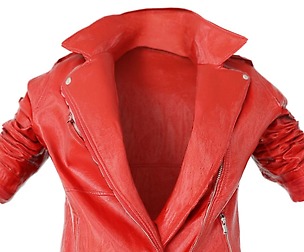 Vintage Jacket Red Leather