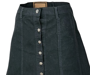 Vintage Skirt Black Denim