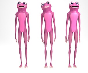 Cartoon frog