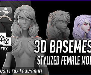 Basemesh Stylized Female