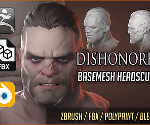 Dishonored Style Basemesh Headsculpt