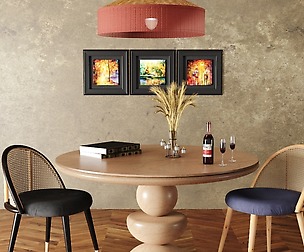 Dining Set 2- By Rattan Chair In 4 Color