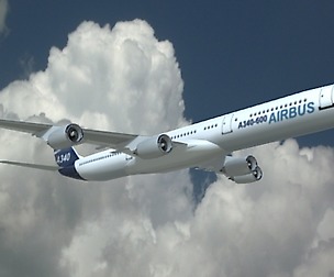 Airbus A340-600 commercial aircraft