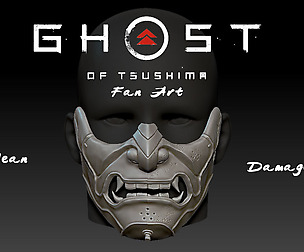 Sakai Mask Ghost of Tsushima Mask