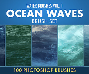 Ocean waves brush set