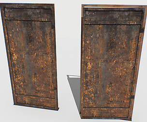 Rusty Metal Door 1