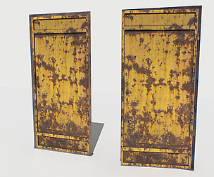 Rusty Metal Door 2