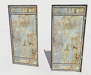 Rusty Metal Door 4