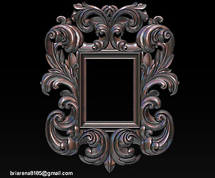 Mirror classical carved frame