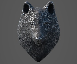 wolf head