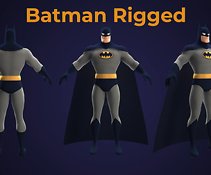 Batman Animated Series Rigged