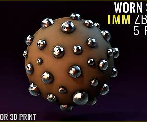 Worn Studs IMM - Zbrush 2020.1.1