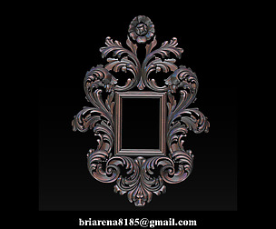Mirror classical carved frame