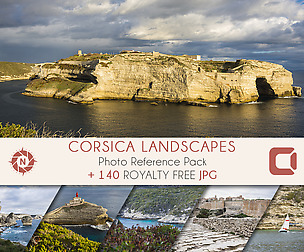 Corsica Landscapes - Photo reference pack