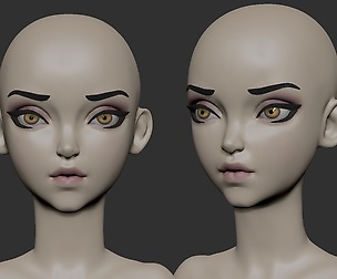 girl stylizedB