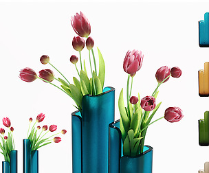 Crystalmood Vase MASA By Antonio Lupi Design