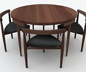 Table with chair