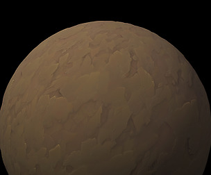 Stylized Cracked Earth Material
