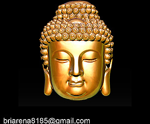 Buddha Face Pendant Ready For 3D Print