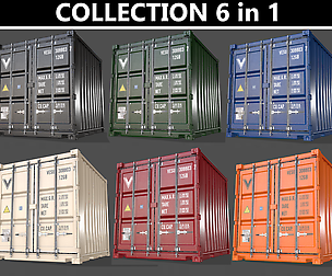 PBR 10 ft Storage Container - Multi Color Pack
