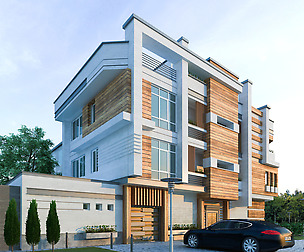 Modern Facade 1 - daylight
