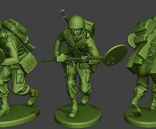 American engineer soldier ww2 Run A9