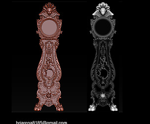 VICTORIAN CARVED OAK TALL CASE CLOCK