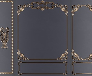 Wall ornamental plaster 01