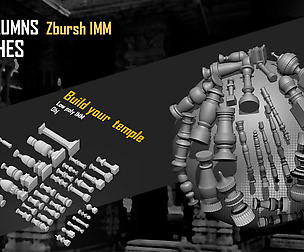 37 Columns Zbursh IMM brushes OBJ