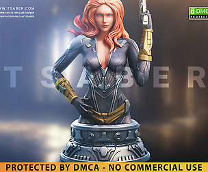 Black Widowmaker - 3D Bust Collectible