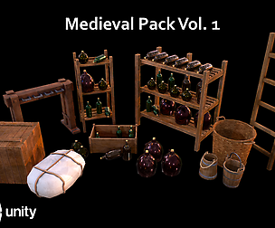 Medieval Pack Vol.1 | Props  [UE4+Unity Textures]