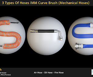 3 Types Of Hoses IMM Curve Brush