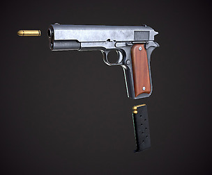 SOURCE FILE INCLUDED for Smartphone Handgun Grey