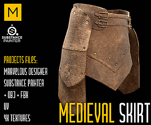 Medieval Skirt. Marvelous & Substance projects.