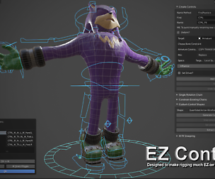 EZ Controls - Blender Flexible IKFK Snapping Addon